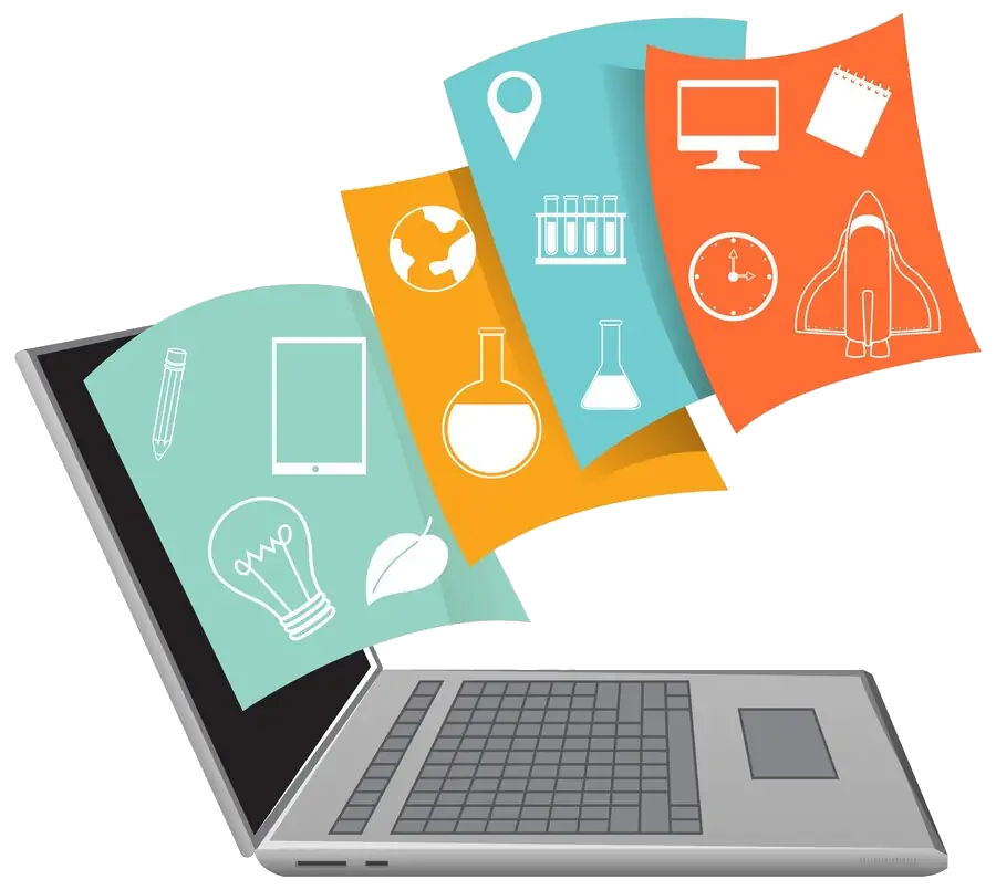 Portable2 feuille ecole clipart