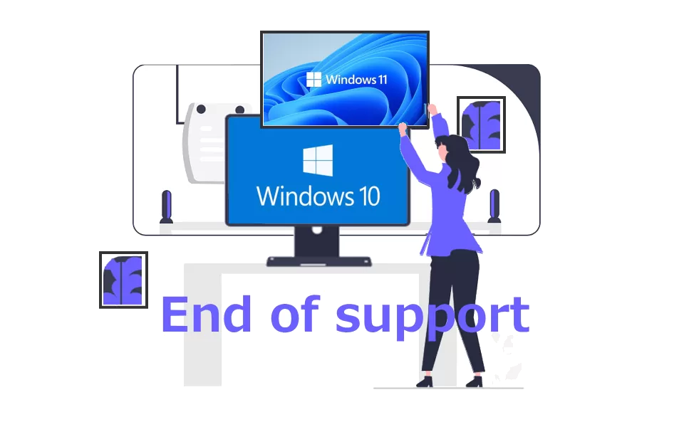 windows10end support clipart